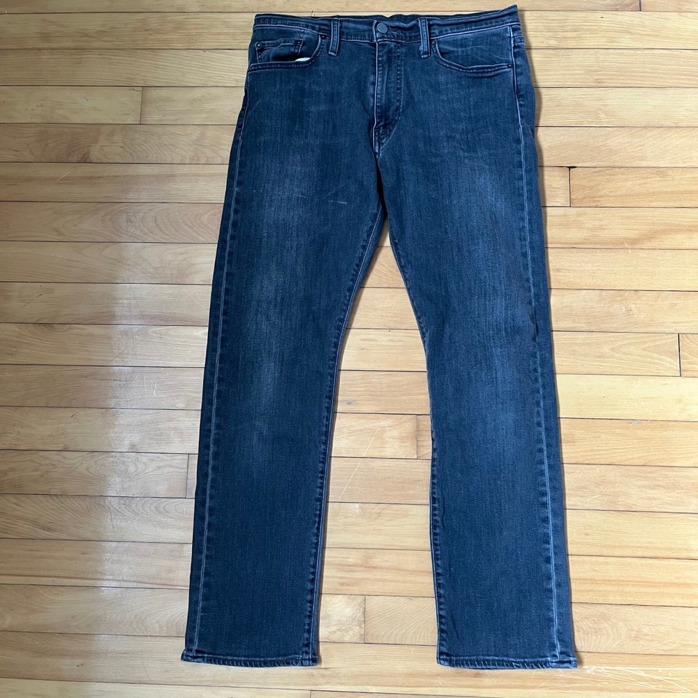 Levis 511 Slim Fit Jeans Mens 32x30 Faded Black Denim Pants